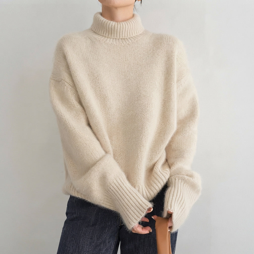 Lea - Elegant Turtleneck Sweater for Women (1)