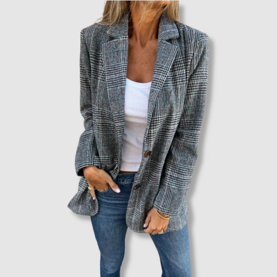 Milly™ Stylish checkered blazer (3)
