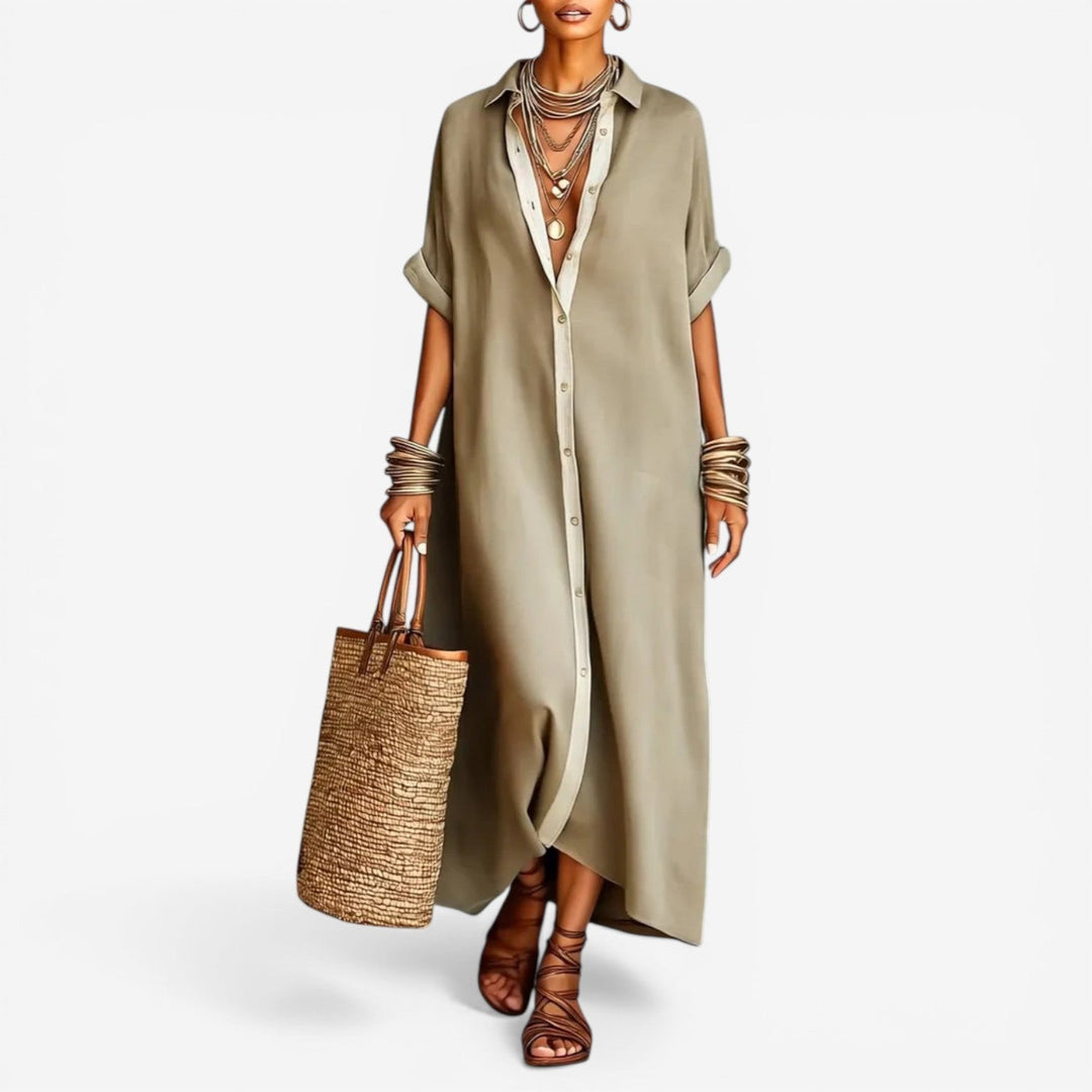 Women's Shirt Dress | Oversized Style & Relaxed Fit (1)
