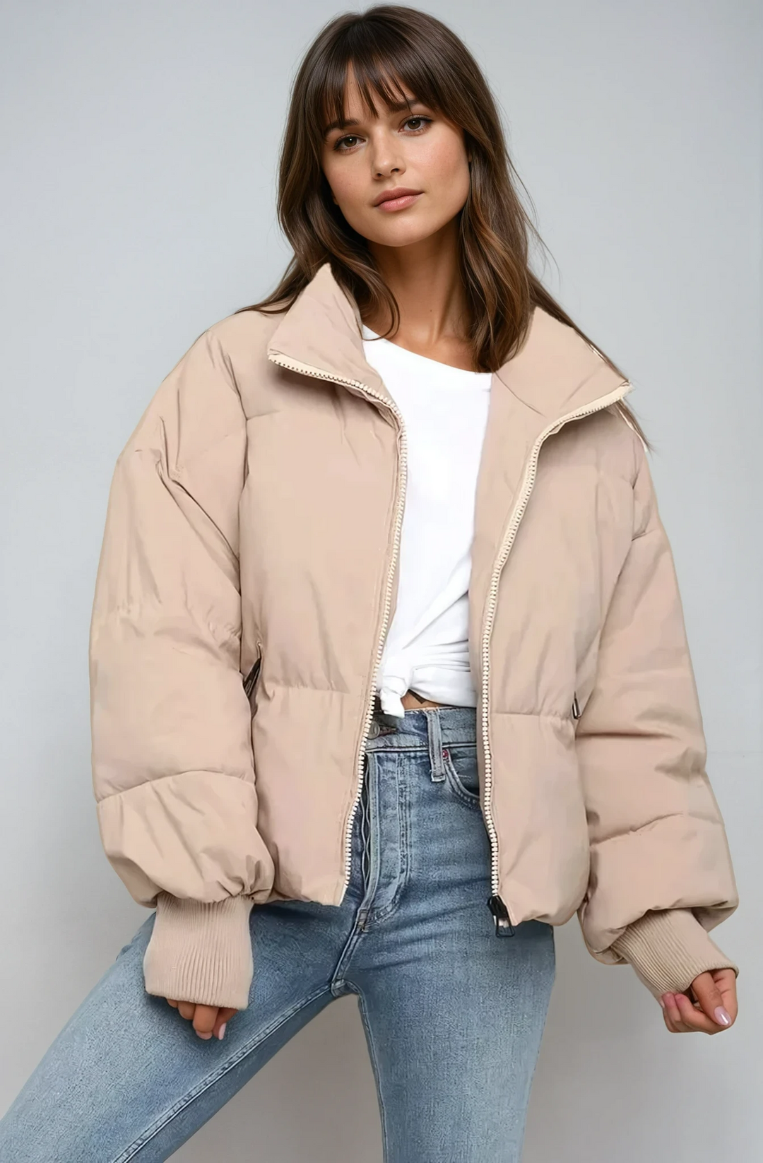 Women's Quilted Puffer Jacket (1)