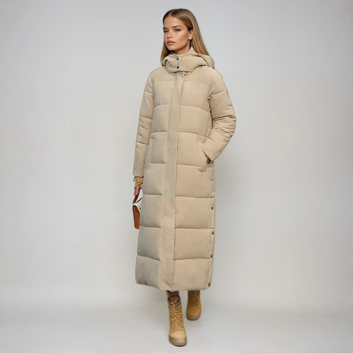 Women's Elegant Long puffer coat (1)