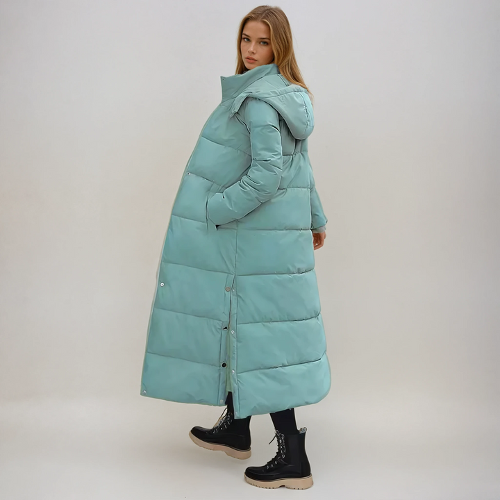 Women's Elegant Long puffer coat (4)