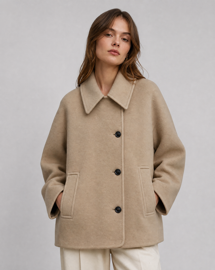 Isabely Short Elegant Coat Jacket (3)