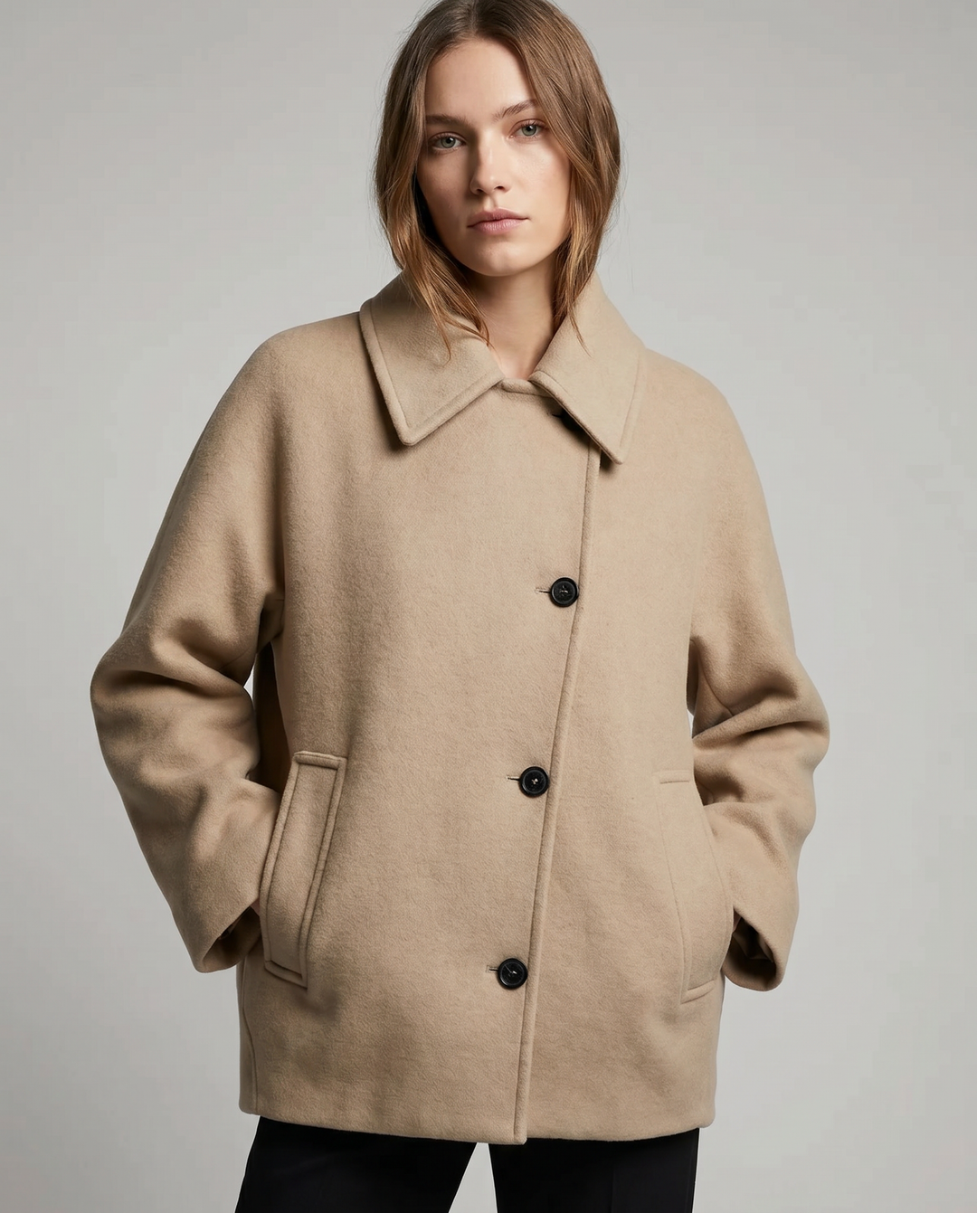 Isabely Short Elegant Coat Jacket (1)
