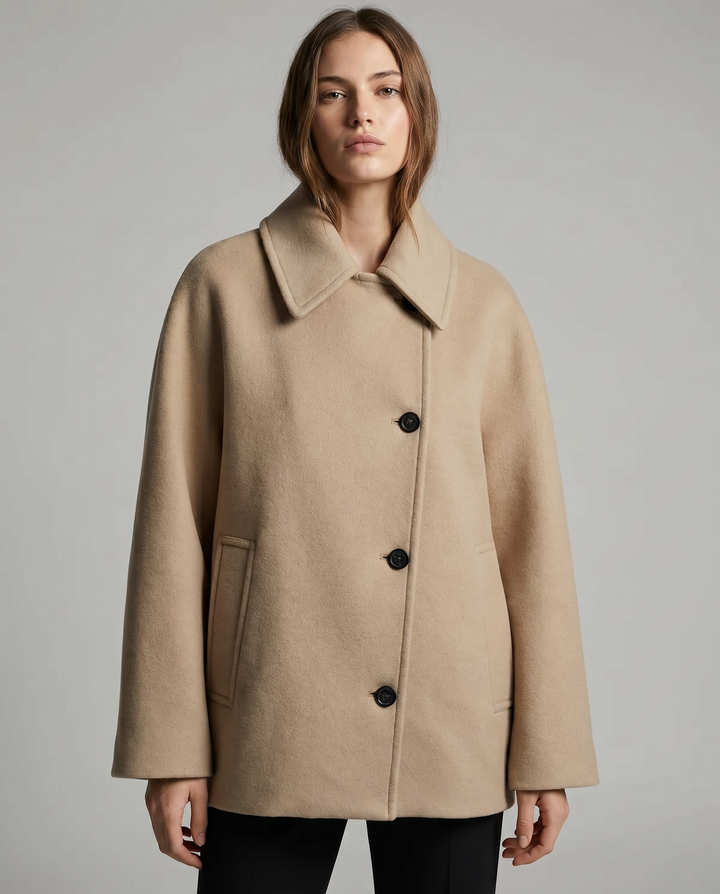Isabely Short Elegant Coat Jacket (4)