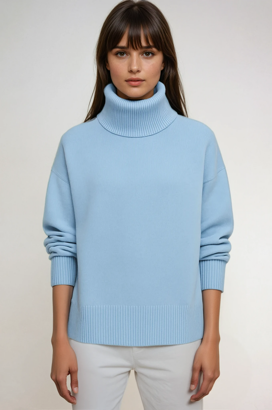 Oversized Turtleneck Sweater (1)