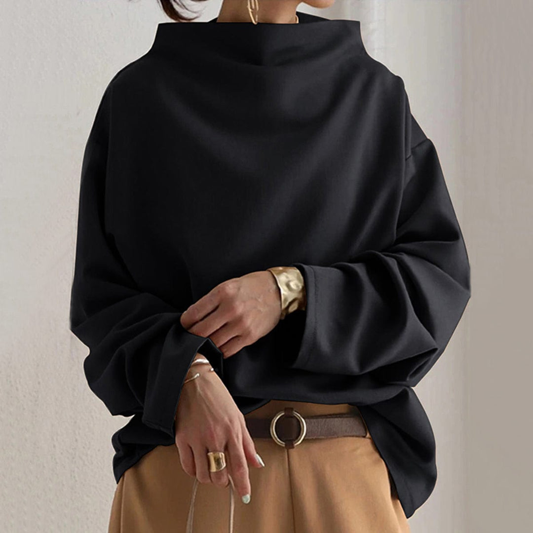 Margot | High-Neck Soft Knit Top (1)