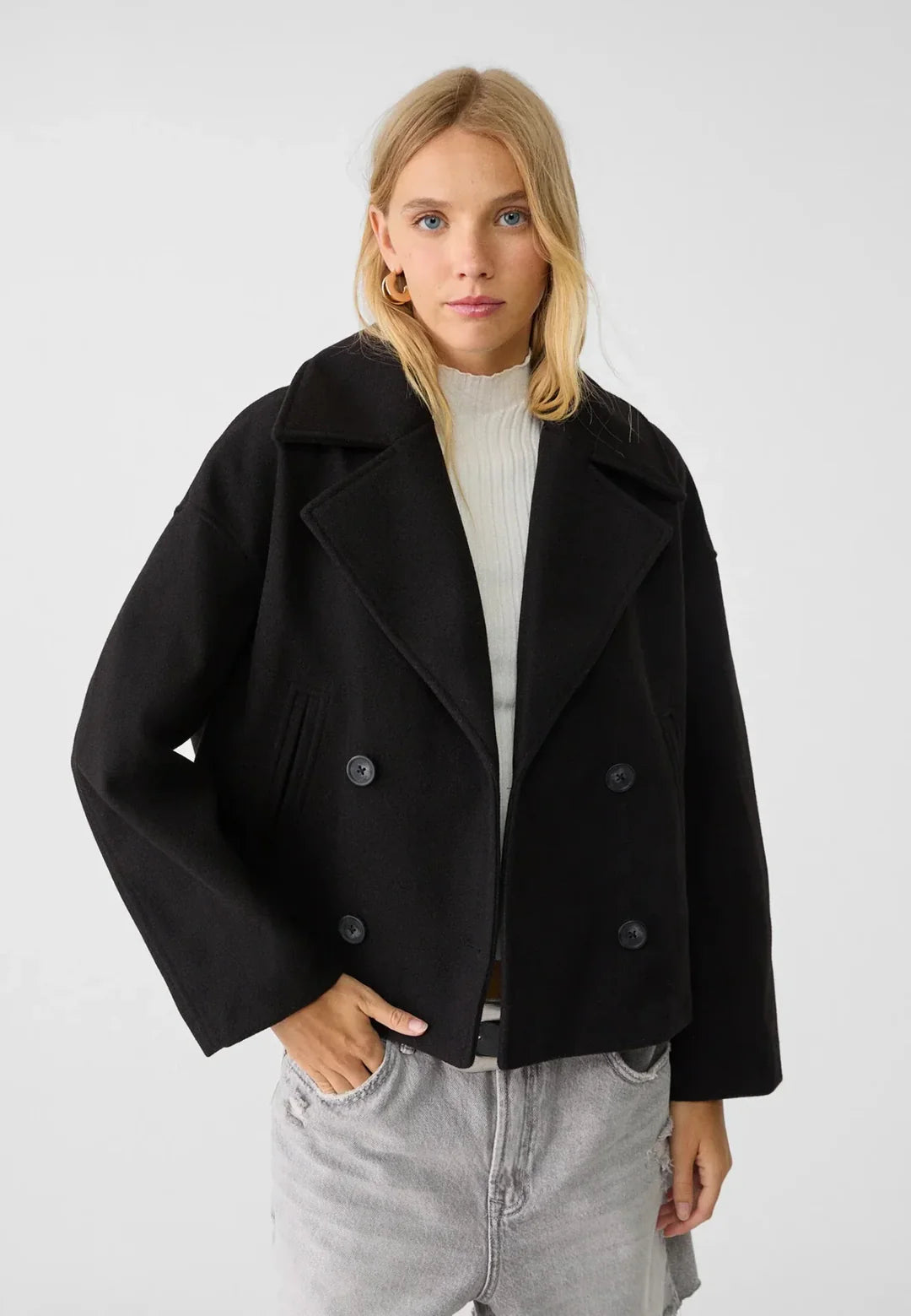 Women’s Short Coat Jacket (3)