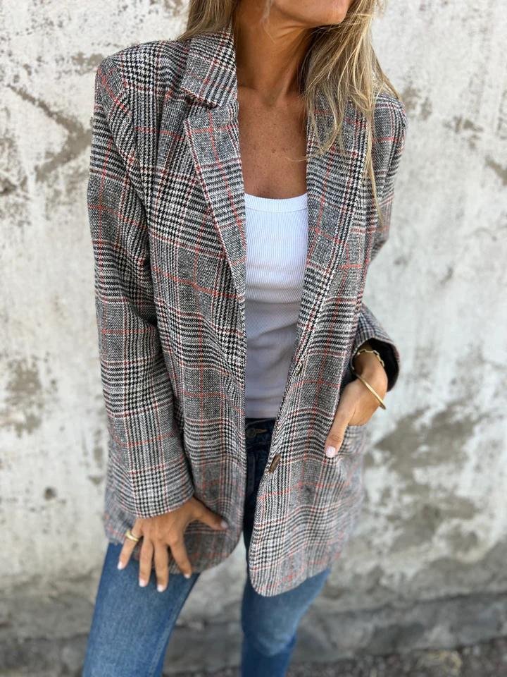 Milly™ Stylish checkered blazer (6)